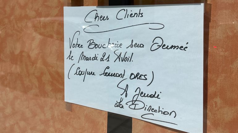 Floreffe : privés d'électricité, les commerçants se débrouillent