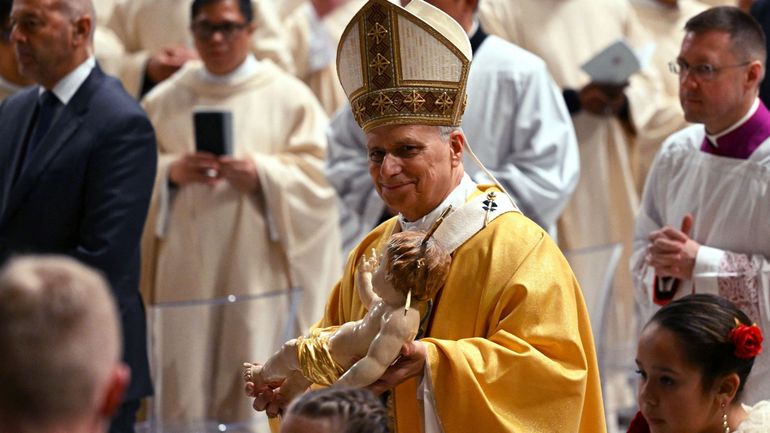 Au Vatican, le pape Léon XIV célèbre sa première messe de Noël