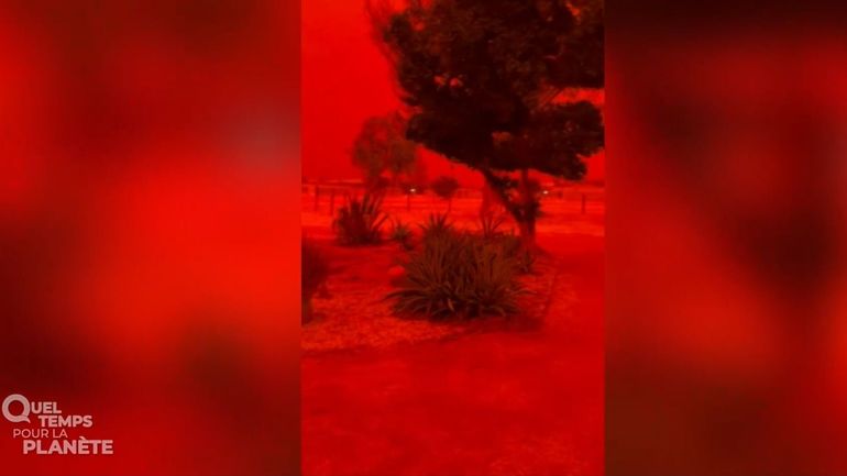 Cyclone Narelle : pourquoi le ciel est-il devenu rouge sur la côte ouest de l'Australie ?