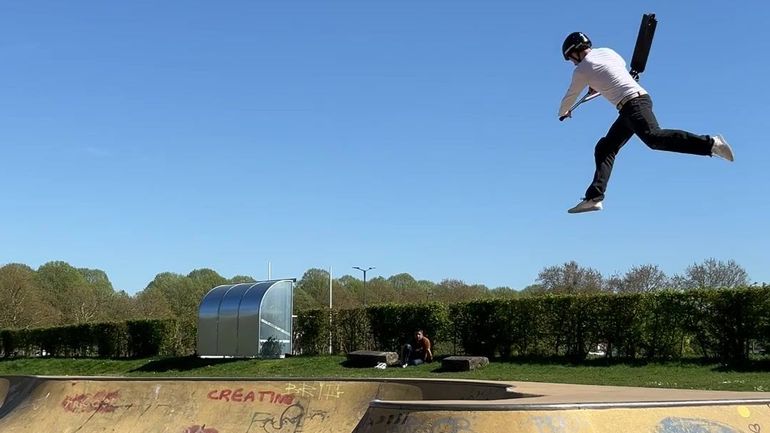 Pipaix : les grands rêves de Florian Marion, 15 ans, sur sa trottinette freestyle