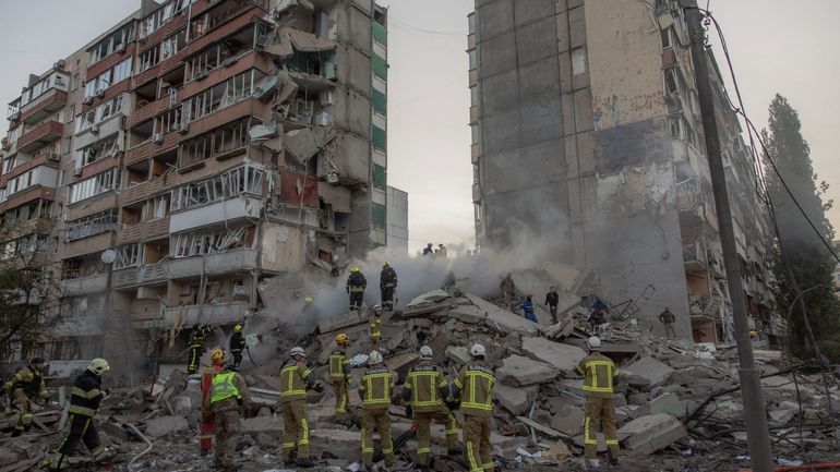 Guerre en Ukraine : un mort et 31 blessés dans une vaste attaque nocturne sur Kiev