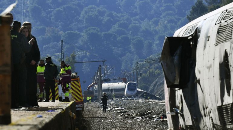 Collision entre des TGV en Espagne : l'hommage national aux victimes de la tragédie ferroviaire en Andalousie reporté sine die