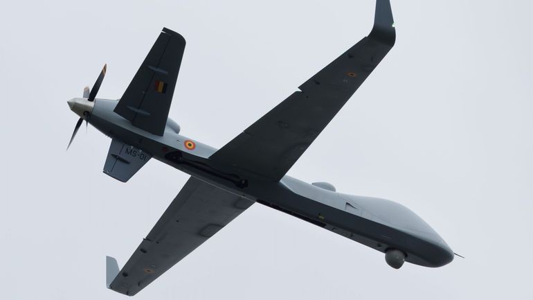 Des drones belges déployés pour surveiller la mer Méditerranée et lutter contre l'immigration illégale