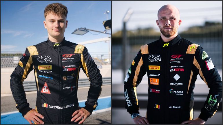 Les Belges Lorens Lecertua et Baptiste Moulin deviennent GT3 Junior Drivers chez McLaren