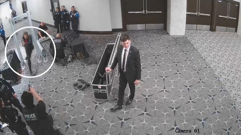 Une nouvelle vidéo de l'attaque au dîner des correspondants à Washington dévoilée