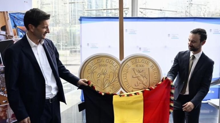 La Belgique lance sa première pièce d'or officielle, le Belga Gold