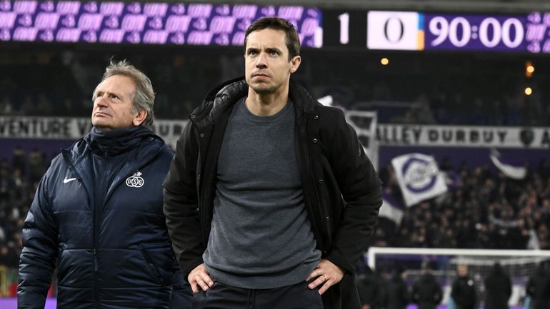 David Hubert après la défaite de l’Union à Anderlecht : "On n’a pas atteint notre niveau, on n’a pas d’excuse"