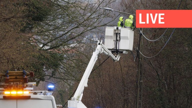 Direct - La Tempête Goretti frappe la Belgique : les pompiers ont effectué des centaines d'interventions mais les vents faiblissent