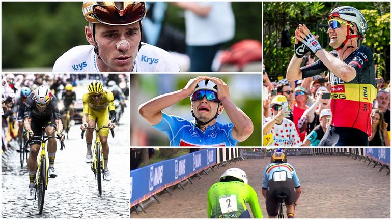 Pogacar lâché par van Aert et Evenepoel : les 5 moments forts de la saison belge en cyclisme