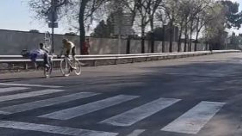 Des images de l’étonnante chute de Remco Evenepoel au Tour de Catalogne ressurgissent
