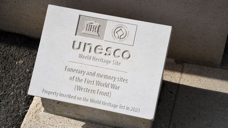 Ploegsteert est le premier site de guerre à recevoir une plaque commémorative de l’Unesco