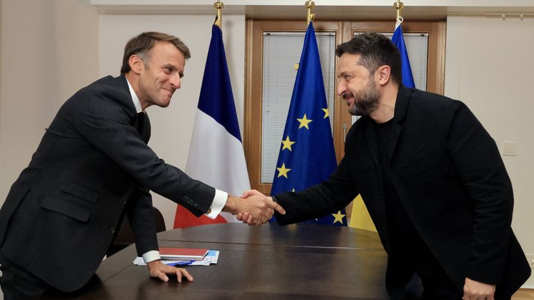 Il est "capital" que l'Ukraine ait les moyens de se défendre, réaffirme Macron