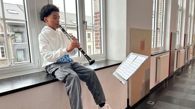Francesco, un jeune clarinettiste athois, sélectionné pour l’émission Prodiges en France