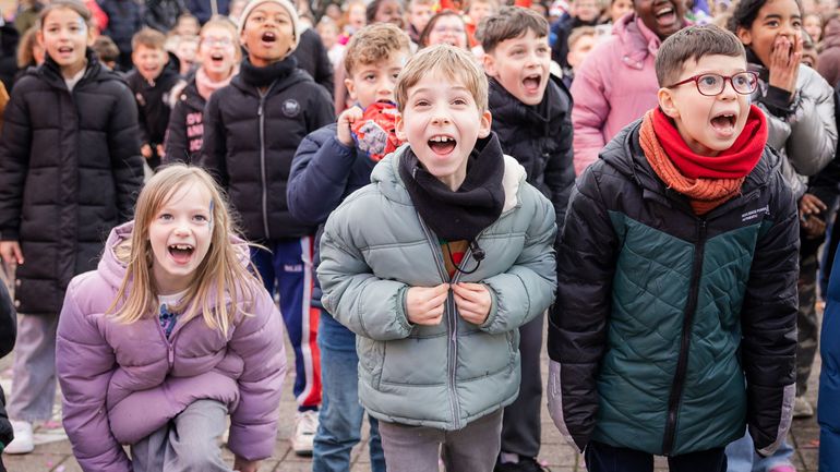 Les enfants ont envahi Seraing ce vendredi pour l’opération Viva for Life, découvrez les images
