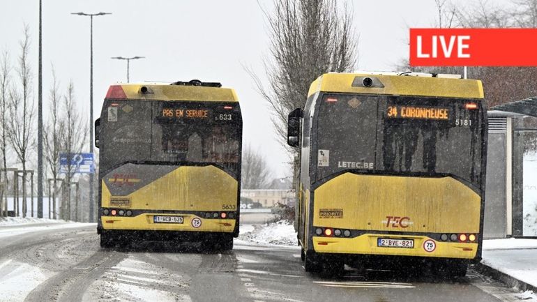 Direct - Neige en Belgique : retour progressif à la normale sur le réseau routier mais la prudence reste de mise jusque demain