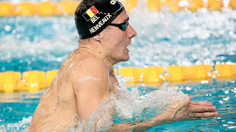 Lucas Henveaux égale son record de Belgique du 400m libre
