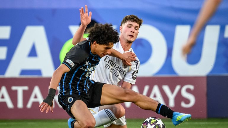 Le Club Bruges emmène le Real Madrid aux tirs au but mais s’incline en finale de la Youth League