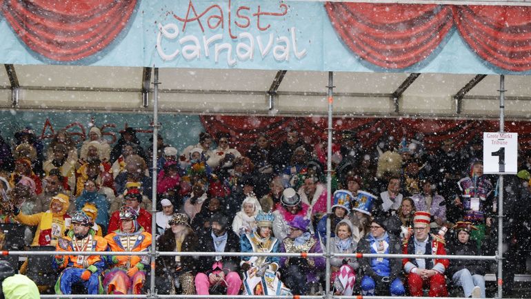 Carnaval d'Alost : plan d'urgence et d'intervention activé en raison de chutes de neige