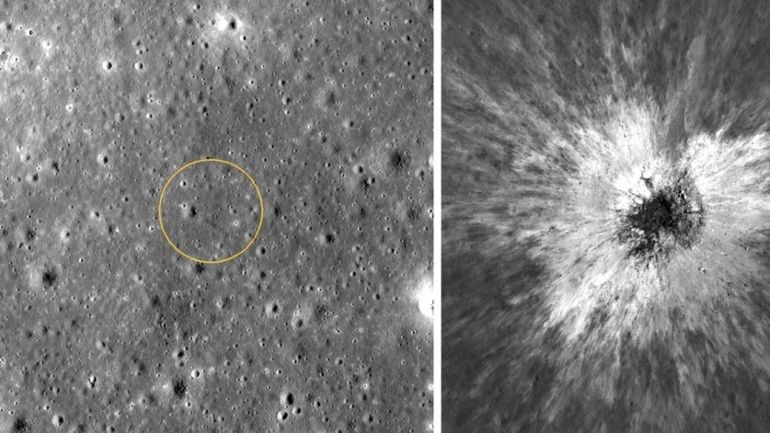 Un nouveau cratère sur la Lune découvert grâce à une sonde de la NASA