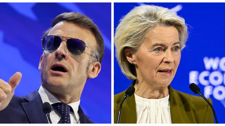 Menaces de Donald Trump : Ursula von der Leyen et Emmanuel Macron haussent le ton à Davos
