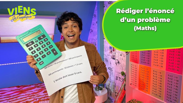 Résoudre des maths par le français... explications et quiz dans Viens, je t'explique