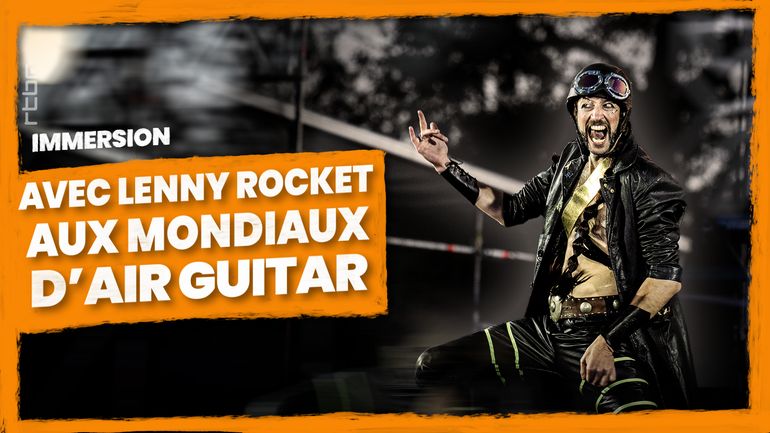 Sur les pas de Lenny Rocket, l'inattendu représentant belge aux championnats du monde d'Air Guitar