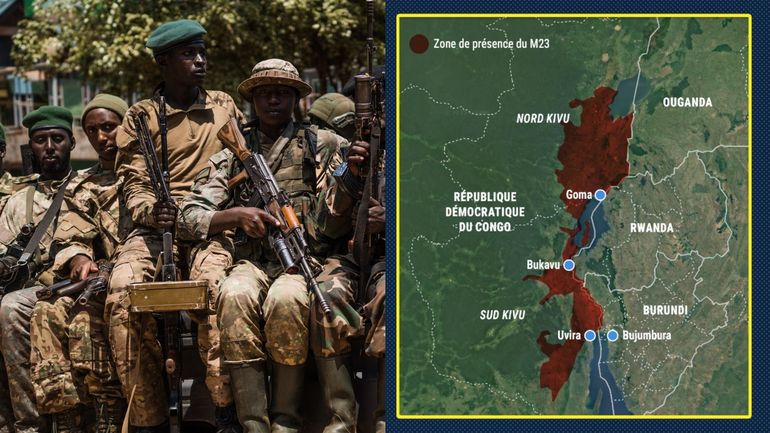 RDC : rien ne semble pouvoir arrêter l’avancée du M23 et des forces rwandaises dans le riche Kivu RDC : rien ne semble pouvoir arrêter l’avancée du M23 et des forces rwandaises dans le riche Kivu