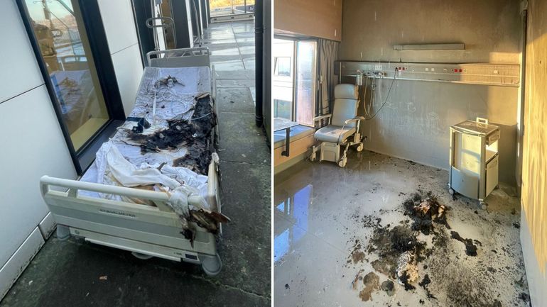 Incendie dans une chambre au MontLégia : une patiente grièvement brûlée