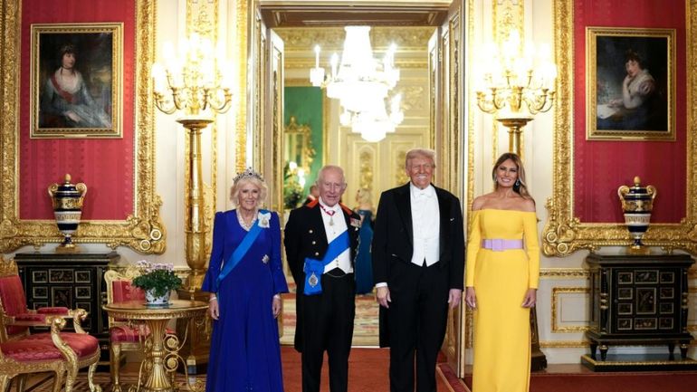 Etats-Unis : Trump reçoit le roi Charles dans la foulée de l'attaque au gala de la presse