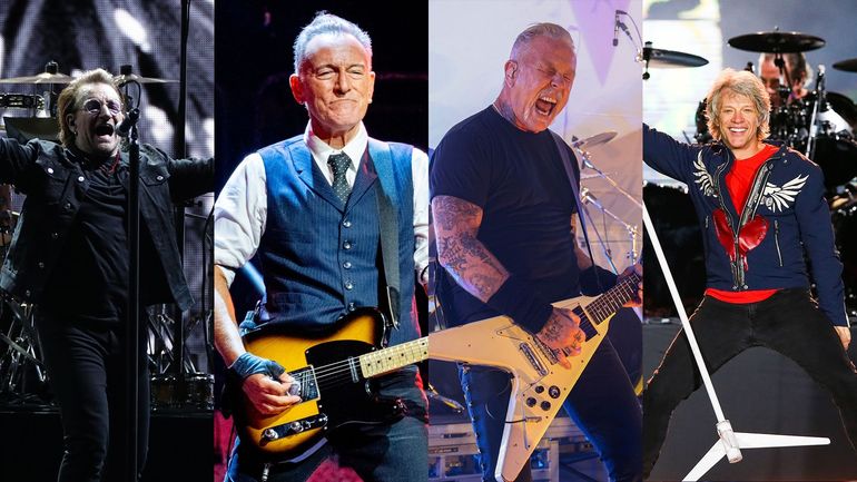 U2, Springsteen, Metallica et Bon Jovi dominent le classement des artistes les plus populaires du millénaire U2, Springsteen, Metallica et Bon Jovi dominent le classement des artistes les plus populaires du millénaire