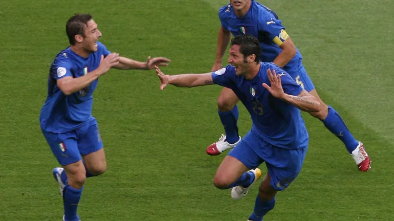 Zidane's Panenka 2006 Wereldbekerfinale Frankrijk Italië - Foto en