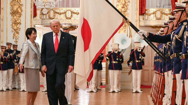 Vers un "nouvel âge d’or" et accord sur les terres rares : à Tokyo, Trump conquis par la nouvelle Première ministre Takaichi Vers un "nouvel âge d’or" et accord sur les terres rares : à Tokyo, Trump conquis par la nouvelle Première ministre Takaichi