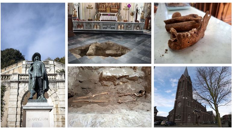 Archéologie : un squelette qui pourrait bien être celui du célèbre d'Artagnan découvert dans une église de Maastricht