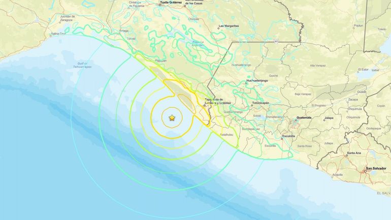 Un séisme de magnitude 7,3 à la côte mexicaine, dans le Chiapas, pas de victimes