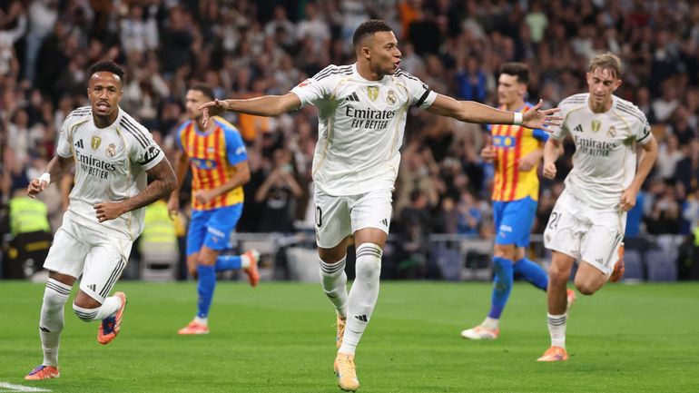Le TGV Kylian Mbappé roule sur Valence avec un Real Madrid en pleine confiance