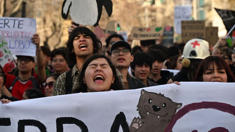 Au Chili et en Suède, des milliers de citoyens manifestent pour le climat
