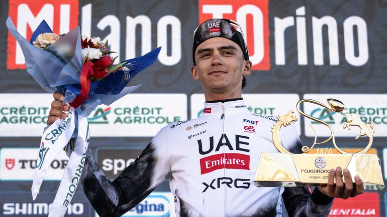 Giro del Veneto : Isaac Del Toro remporte une nouvelle victoire en solitaire, et de... 95 pour UAE Team Emirates