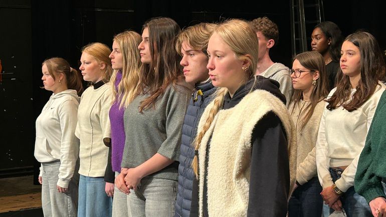 Des élèves de Tournai slament la résistance au concert anniversaire des Jeunesses musicales Des élèves de Tournai slament la résistance au concert anniversaire des Jeunesses musicales
