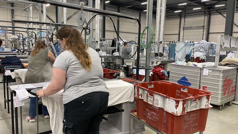 Fleurus : la plus grande blanchisserie de Wallonie inaugurée