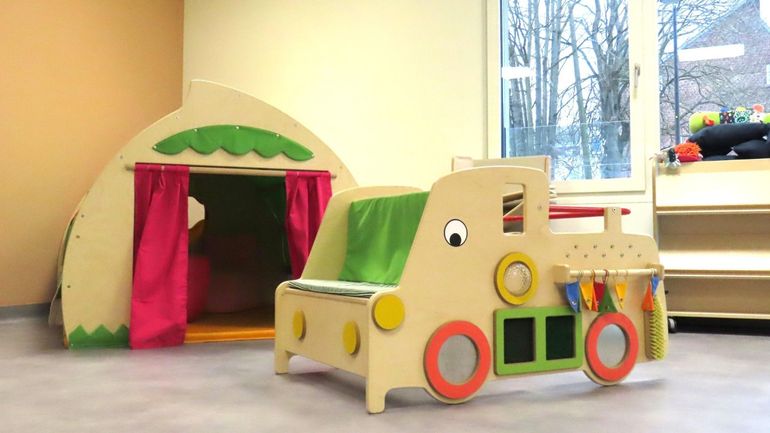 Liège : inauguration de la crèche communale "Paradis Express" dans le quartier des Guillemins