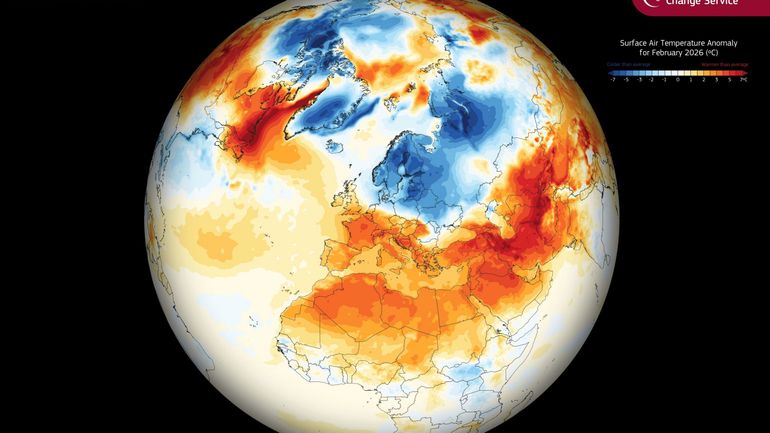 Un mois de février parmi les plus chauds jamais enregistrés à l'échelle mondiale