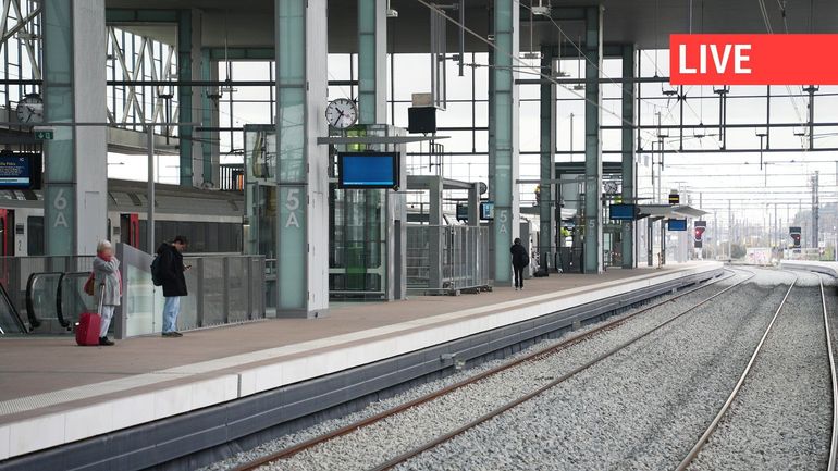 Grève des trains SNCB et des bus TEC - Les trains roulent plutôt bien, le réseau Tec s'attend à de "fortes perturbations"