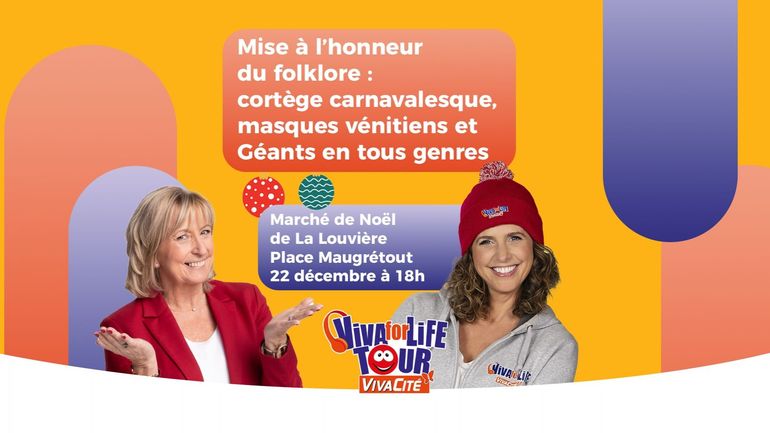 Le Viva for Life Tour fera briller le folklore du Hainaut à La Louvière le 22 décembre 2025