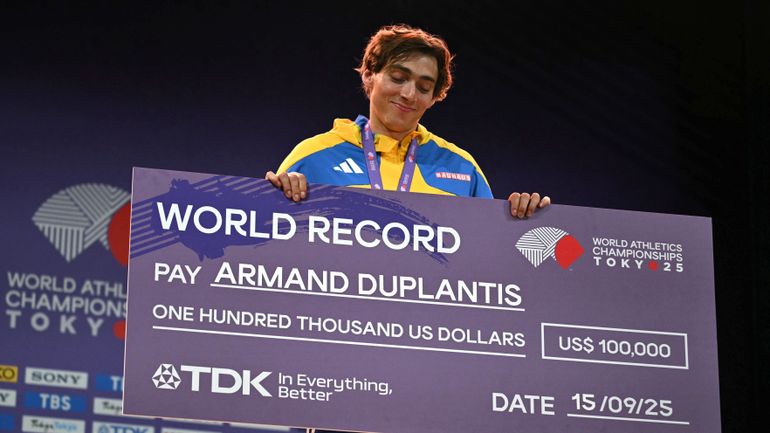 Mondo Duplantis et ses records du monde battus un cm à la fois : "Ce n’est pas qu’une question d’argent"
