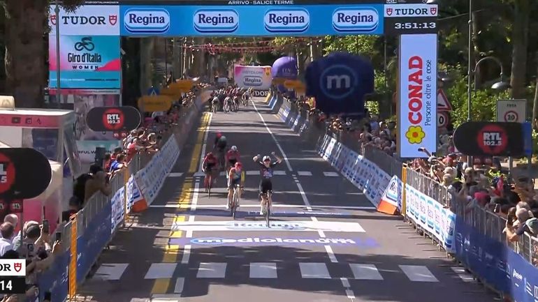 Giro Donne, 7e étape : Célia Gery piège les sprinteuses, la maillot rose chute