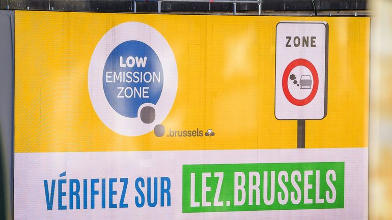 Zone basse émissions à Bruxelles : 1.900 amendes infligées après avertissement depuis début juillet