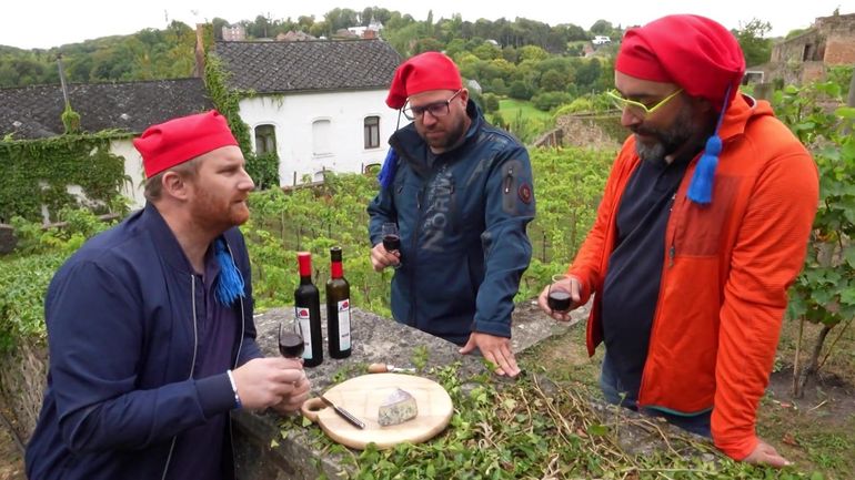 Ravioles de bleu au vin rouge du Vignoble du Clos des Zouaves