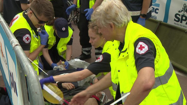 20 km de Bruxelles, derrière la fête, un dispositif médical mis à rude épreuve