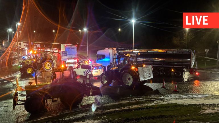 Direct - Mobilisation des agriculteurs contre le Mercosur : les blocages se multiplient sur les autoroutes wallonnes