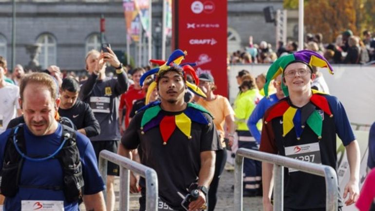 Marathon de Bruxelles : ambiance festive et souffle court à l'arrivée de l'épreuve